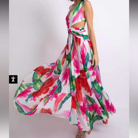 PATBO Revolve  Allegro Cut-out Maxi Dress Size 4 NWT - Picture 5 of 11